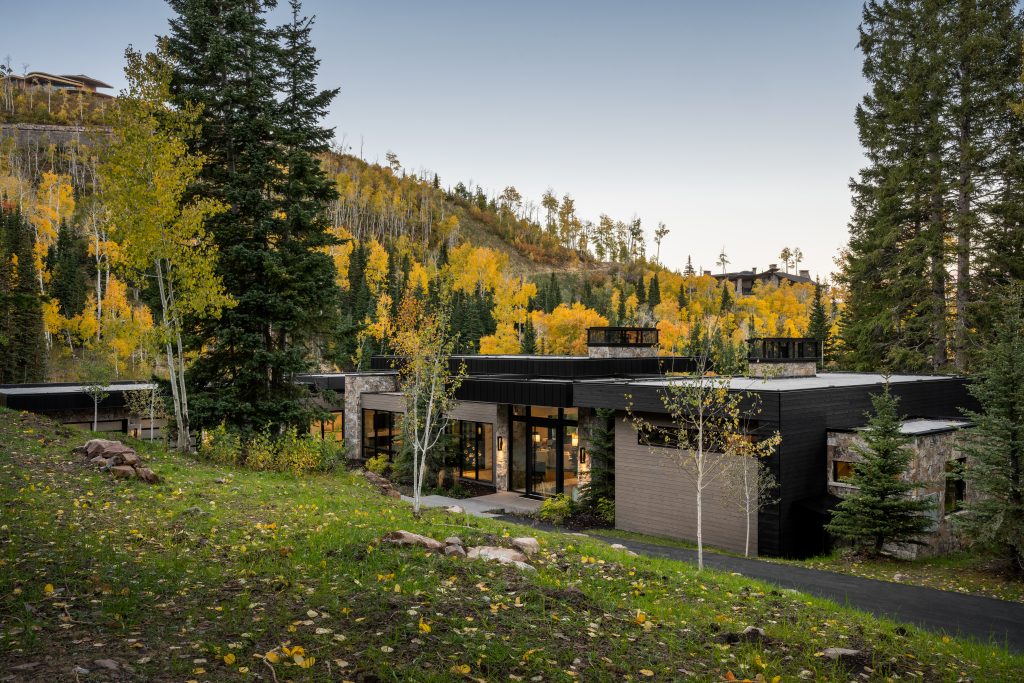 Luxury home built on the mountain in Park City